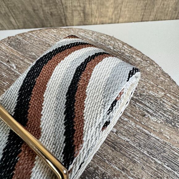 Wide NEUTRAL Purse Strap Adjustable Crossbody Guitar Strap NEW FAST SHIP - Picture 2 of 3